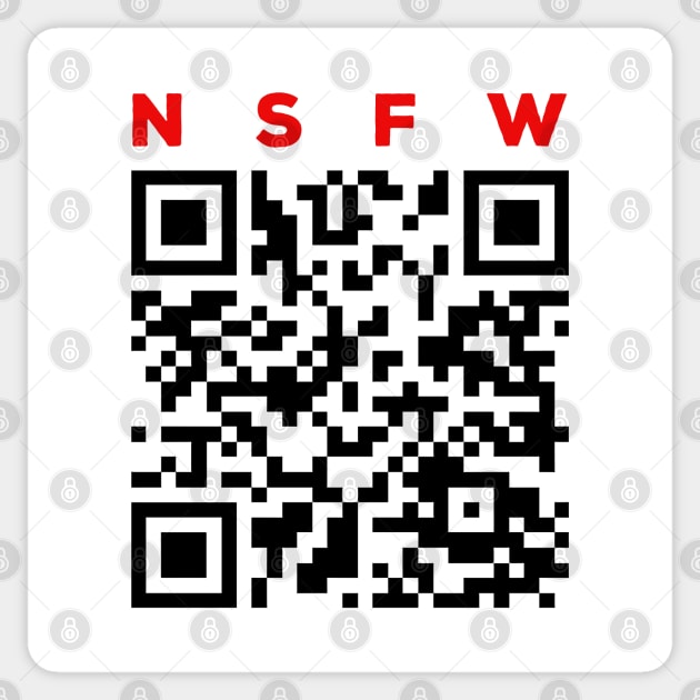 Rick Roll QR Code - NSFW Sticker by DankFutura